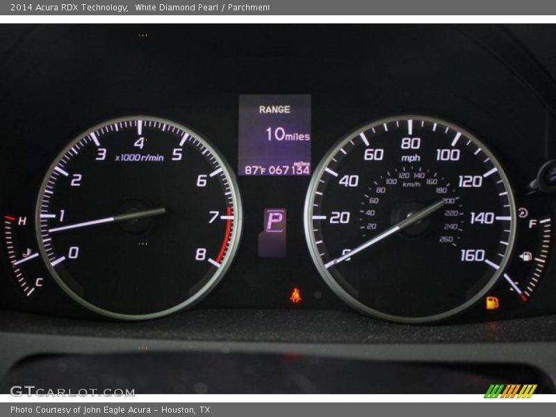 White Diamond Pearl / Parchment 2014 Acura RDX Technology