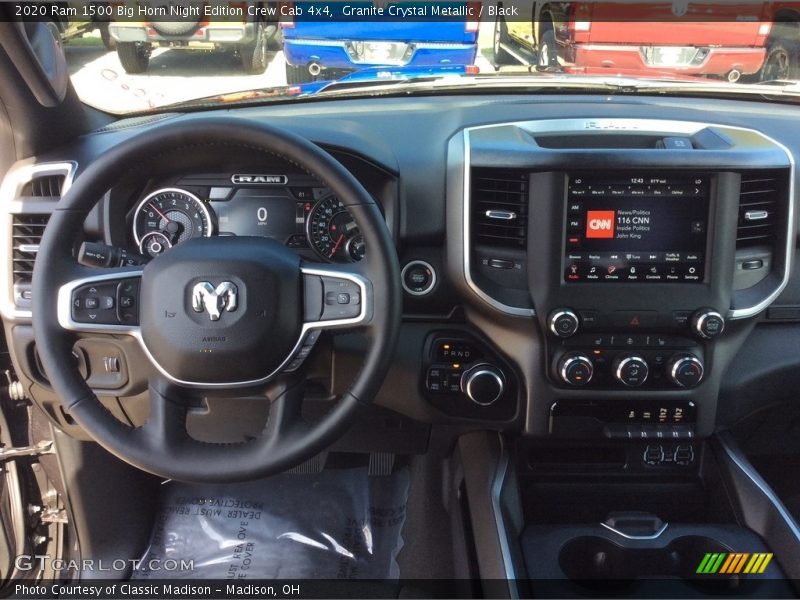 Granite Crystal Metallic / Black 2020 Ram 1500 Big Horn Night Edition Crew Cab 4x4