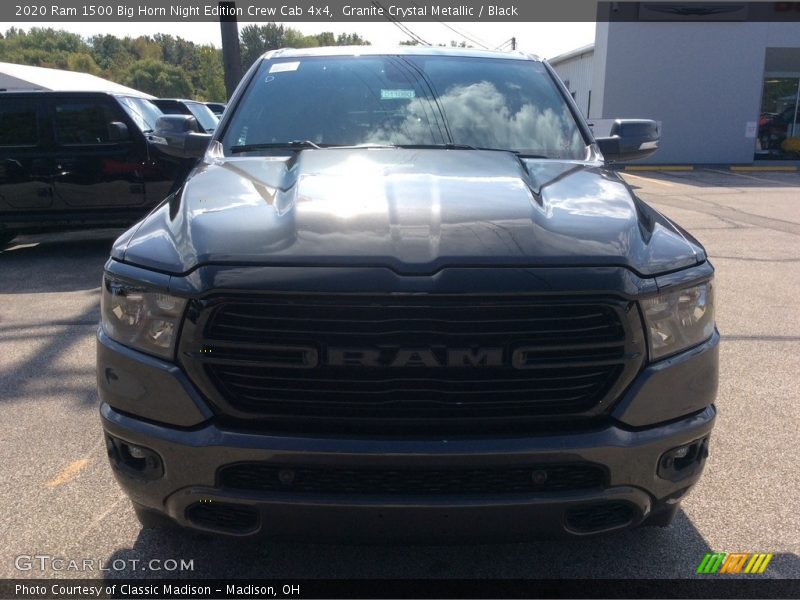 Granite Crystal Metallic / Black 2020 Ram 1500 Big Horn Night Edition Crew Cab 4x4
