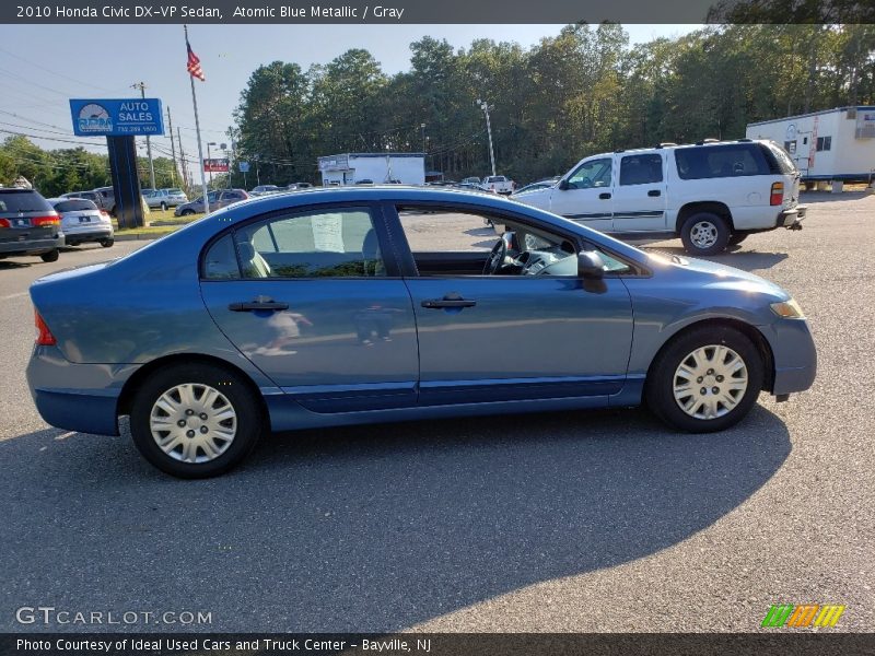 Atomic Blue Metallic / Gray 2010 Honda Civic DX-VP Sedan