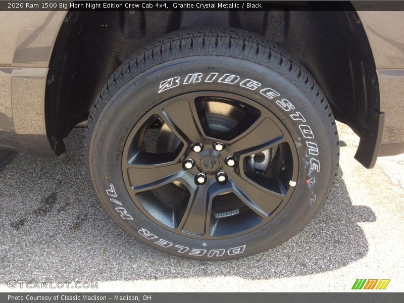 Granite Crystal Metallic / Black 2020 Ram 1500 Big Horn Night Edition Crew Cab 4x4
