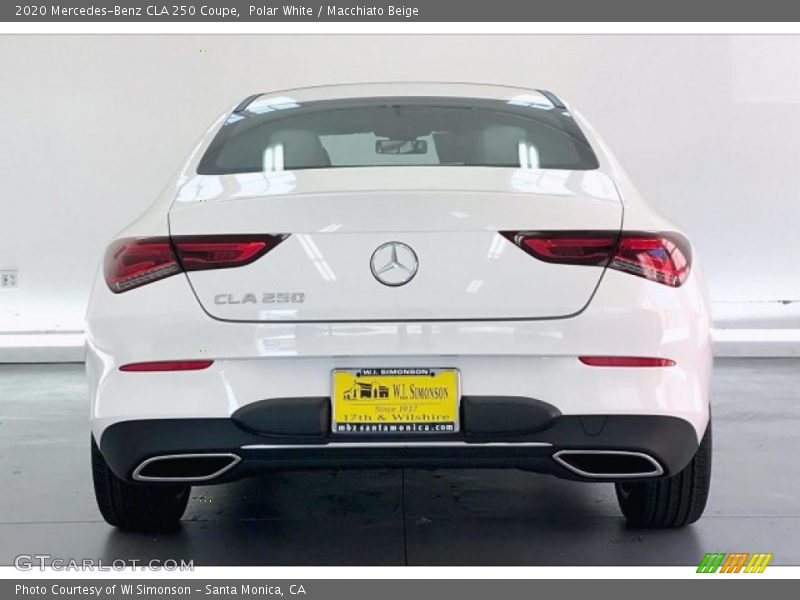 Polar White / Macchiato Beige 2020 Mercedes-Benz CLA 250 Coupe