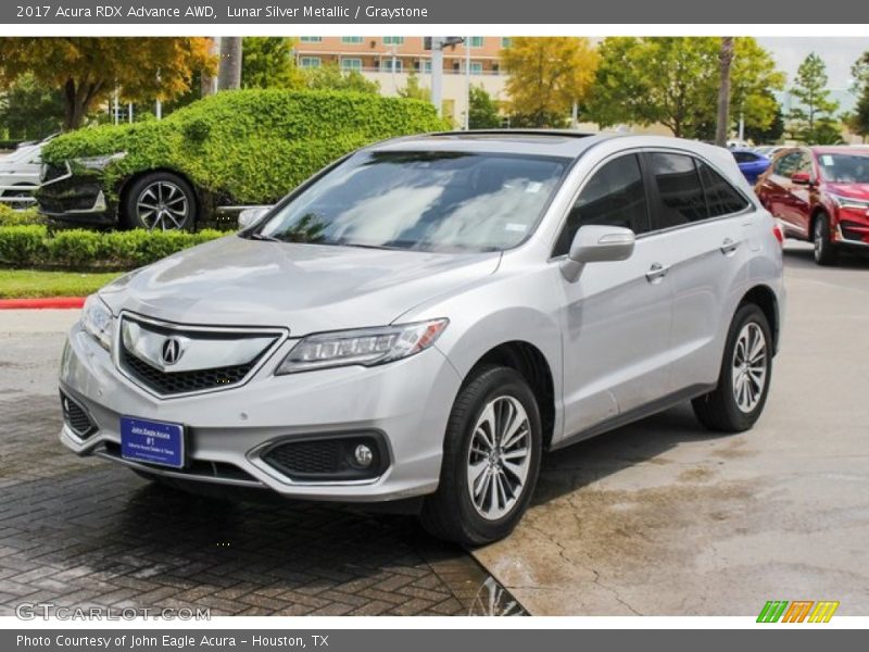 Lunar Silver Metallic / Graystone 2017 Acura RDX Advance AWD