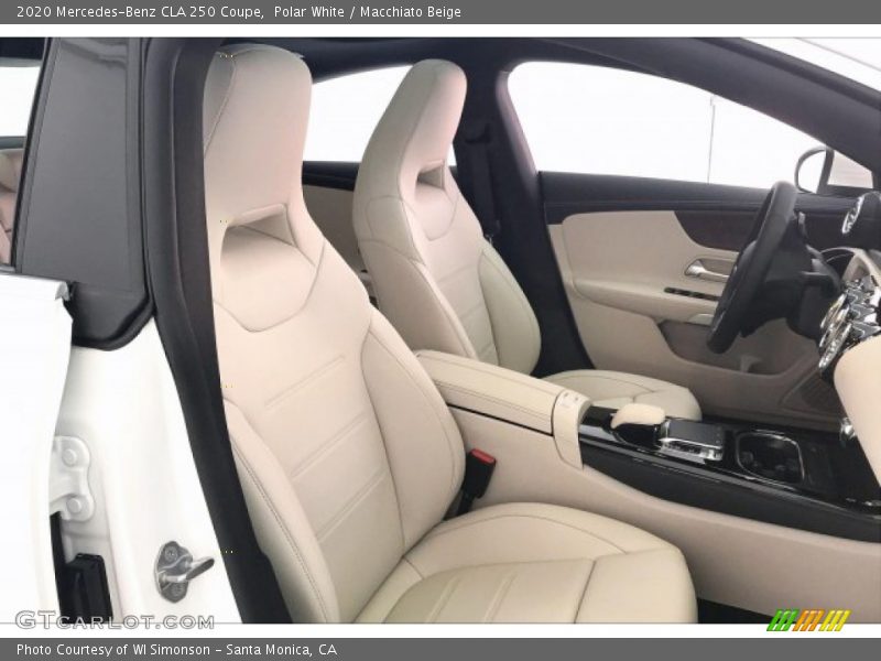 Polar White / Macchiato Beige 2020 Mercedes-Benz CLA 250 Coupe