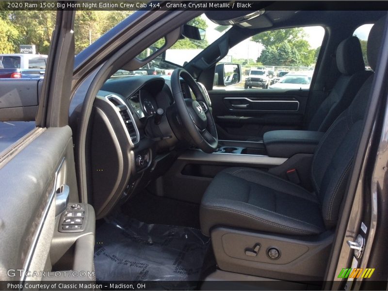 Granite Crystal Metallic / Black 2020 Ram 1500 Big Horn Night Edition Crew Cab 4x4