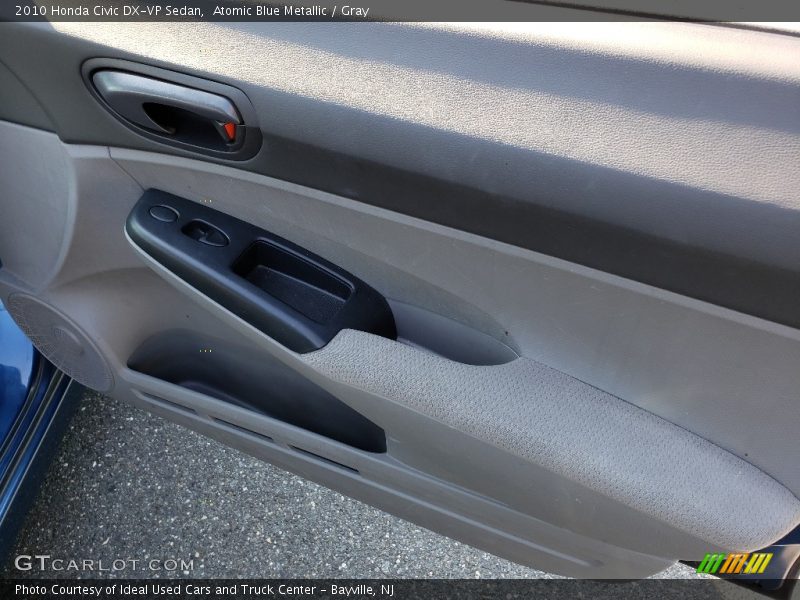 Atomic Blue Metallic / Gray 2010 Honda Civic DX-VP Sedan