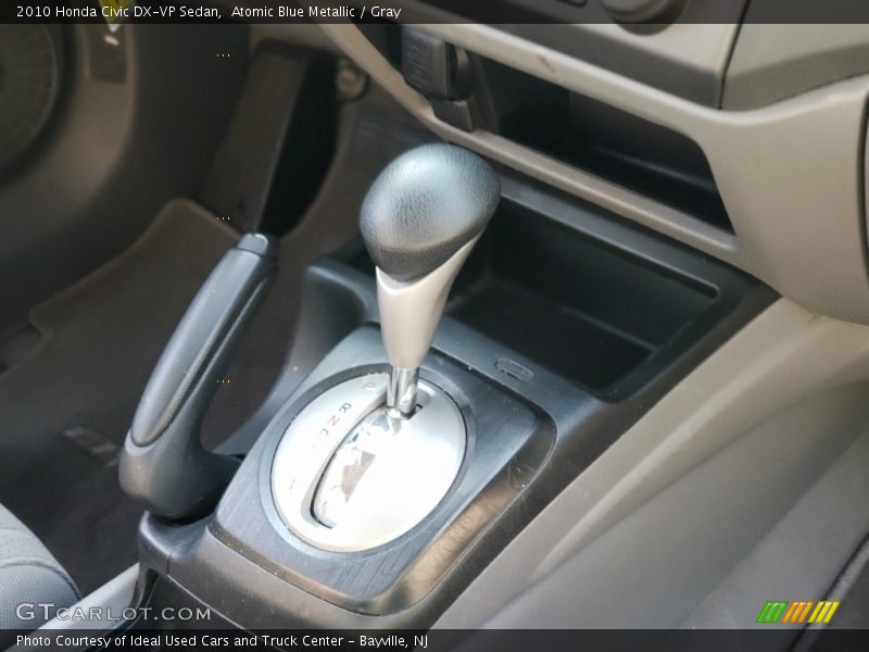 Atomic Blue Metallic / Gray 2010 Honda Civic DX-VP Sedan