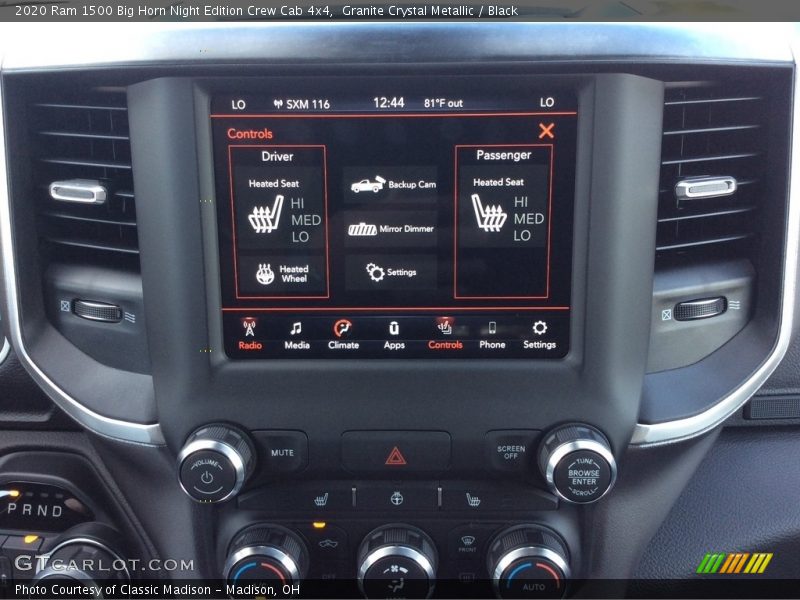 Granite Crystal Metallic / Black 2020 Ram 1500 Big Horn Night Edition Crew Cab 4x4