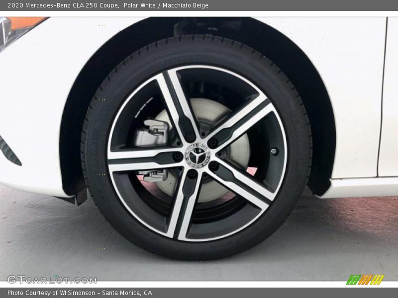 Polar White / Macchiato Beige 2020 Mercedes-Benz CLA 250 Coupe
