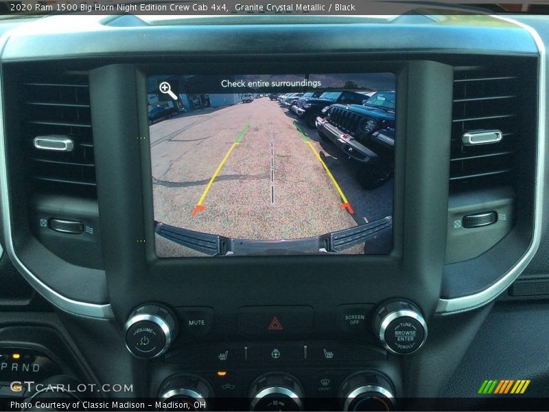 Granite Crystal Metallic / Black 2020 Ram 1500 Big Horn Night Edition Crew Cab 4x4