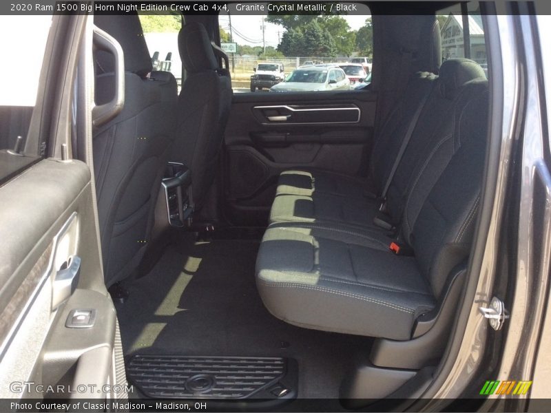 Granite Crystal Metallic / Black 2020 Ram 1500 Big Horn Night Edition Crew Cab 4x4