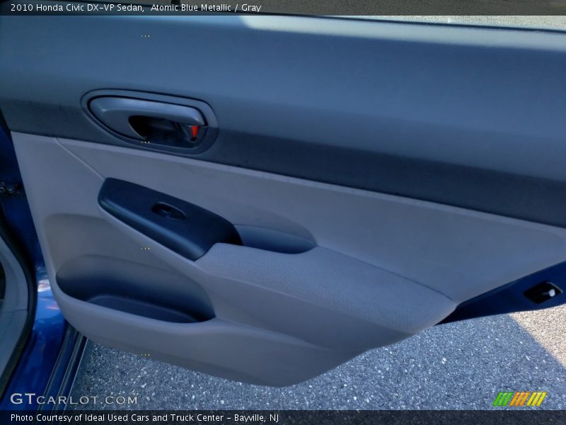 Atomic Blue Metallic / Gray 2010 Honda Civic DX-VP Sedan
