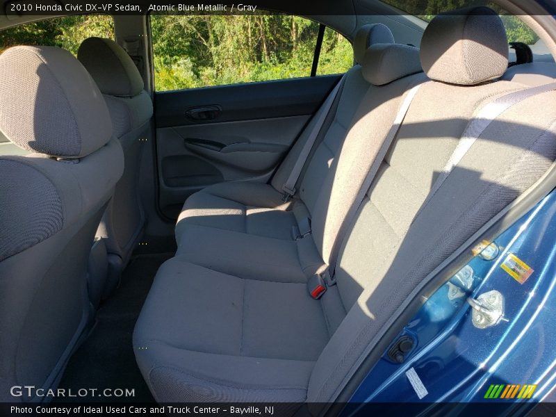 Atomic Blue Metallic / Gray 2010 Honda Civic DX-VP Sedan