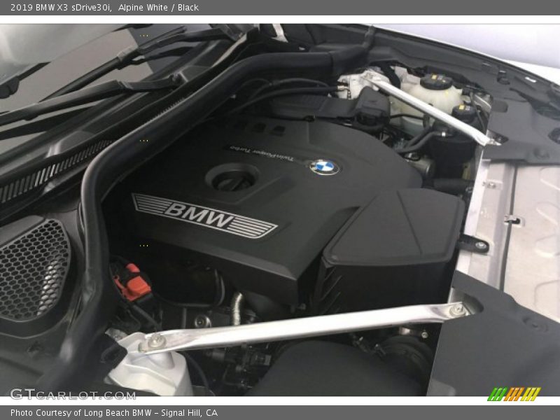 Alpine White / Black 2019 BMW X3 sDrive30i