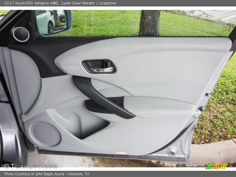 Lunar Silver Metallic / Graystone 2017 Acura RDX Advance AWD