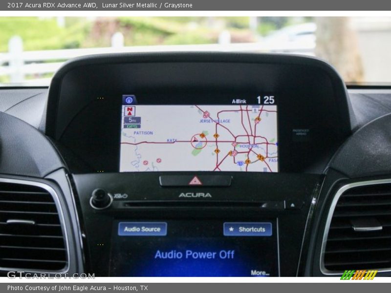 Lunar Silver Metallic / Graystone 2017 Acura RDX Advance AWD