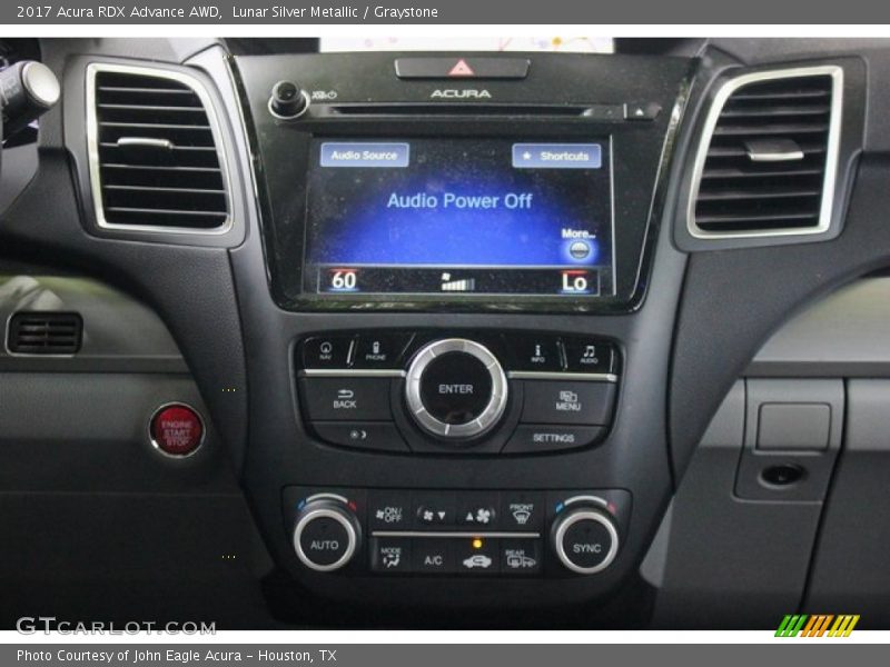 Lunar Silver Metallic / Graystone 2017 Acura RDX Advance AWD