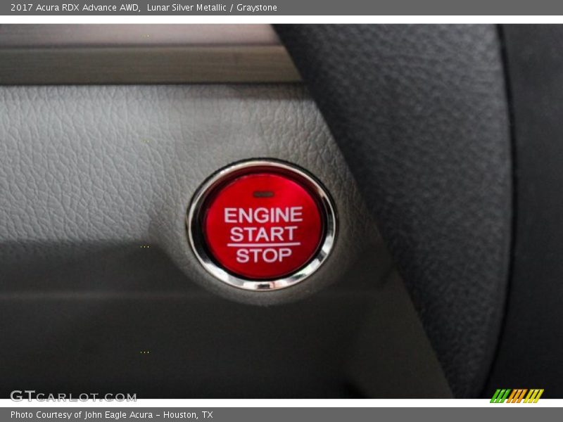 Lunar Silver Metallic / Graystone 2017 Acura RDX Advance AWD