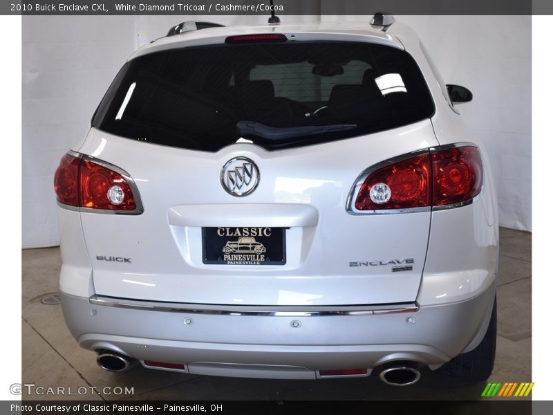 White Diamond Tricoat / Cashmere/Cocoa 2010 Buick Enclave CXL