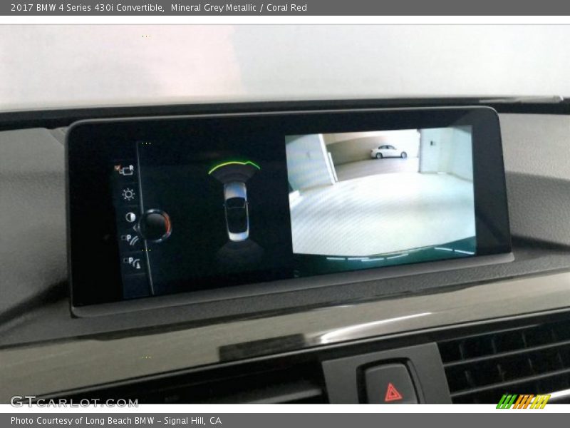 Mineral Grey Metallic / Coral Red 2017 BMW 4 Series 430i Convertible