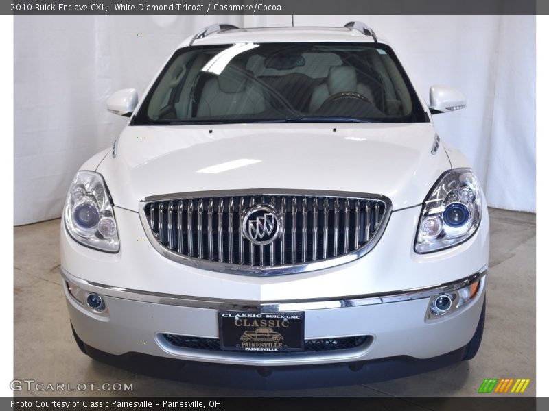 White Diamond Tricoat / Cashmere/Cocoa 2010 Buick Enclave CXL