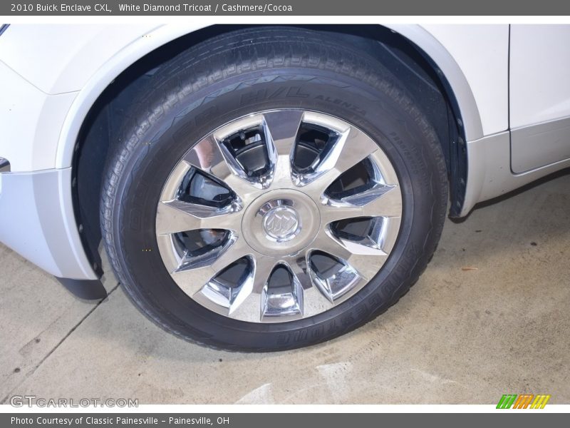 White Diamond Tricoat / Cashmere/Cocoa 2010 Buick Enclave CXL