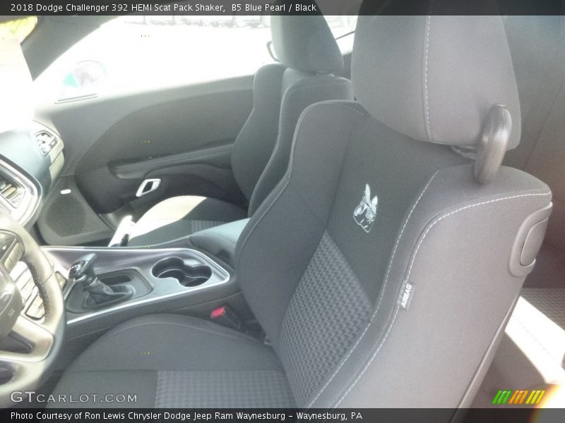 B5 Blue Pearl / Black 2018 Dodge Challenger 392 HEMI Scat Pack Shaker