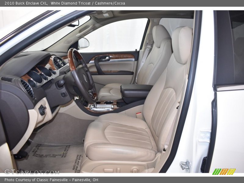 White Diamond Tricoat / Cashmere/Cocoa 2010 Buick Enclave CXL