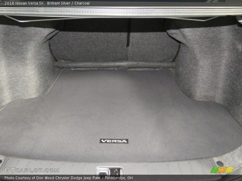 Brilliant Silver / Charcoal 2018 Nissan Versa SV