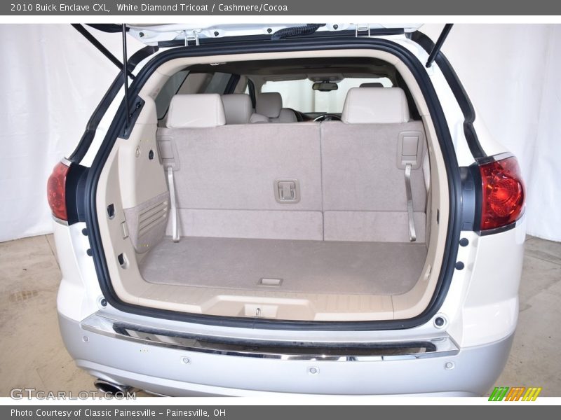 White Diamond Tricoat / Cashmere/Cocoa 2010 Buick Enclave CXL