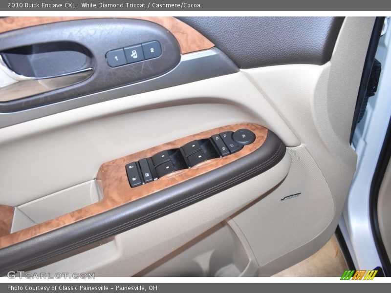 White Diamond Tricoat / Cashmere/Cocoa 2010 Buick Enclave CXL
