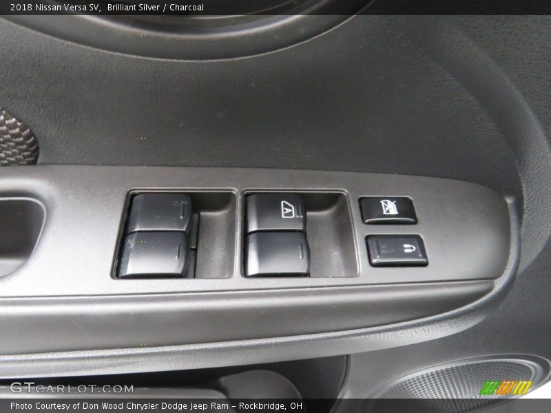 Brilliant Silver / Charcoal 2018 Nissan Versa SV