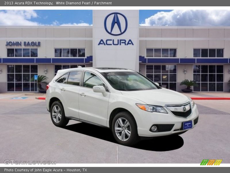White Diamond Pearl / Parchment 2013 Acura RDX Technology