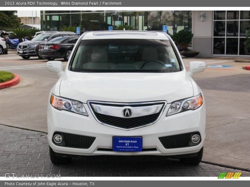White Diamond Pearl / Parchment 2013 Acura RDX Technology