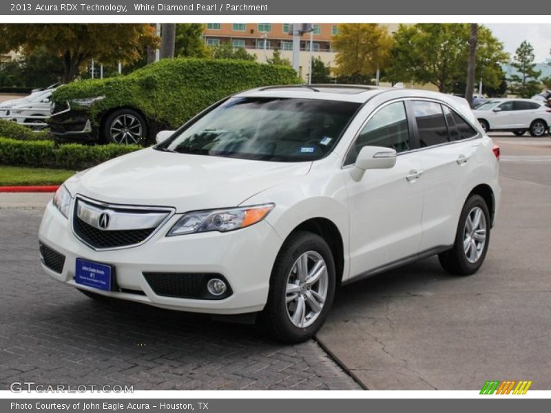White Diamond Pearl / Parchment 2013 Acura RDX Technology
