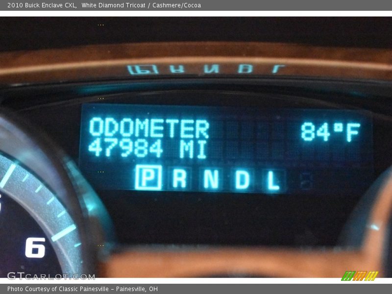 White Diamond Tricoat / Cashmere/Cocoa 2010 Buick Enclave CXL