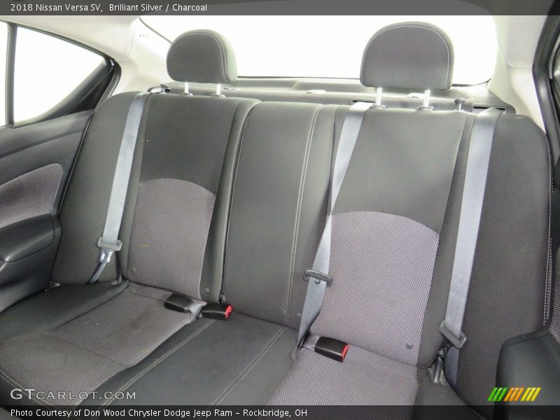 Brilliant Silver / Charcoal 2018 Nissan Versa SV