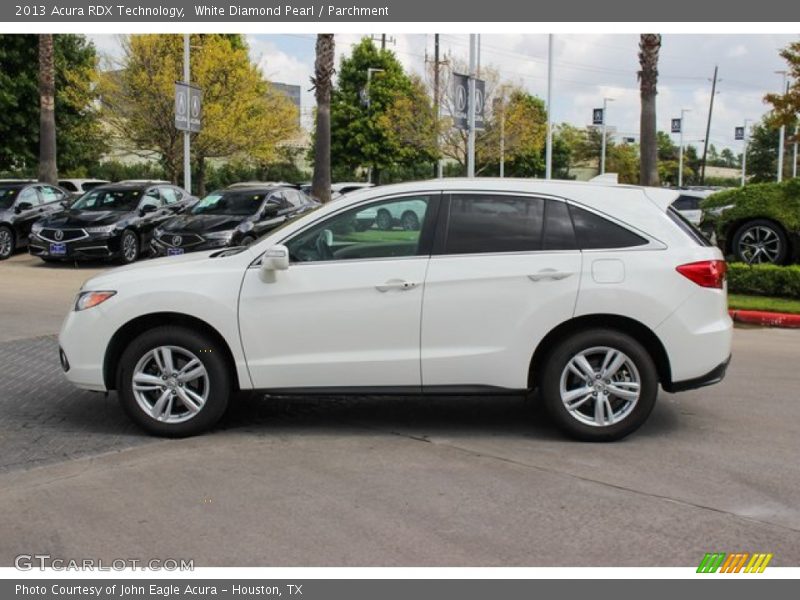 White Diamond Pearl / Parchment 2013 Acura RDX Technology
