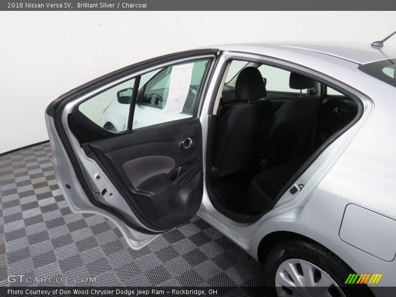 Brilliant Silver / Charcoal 2018 Nissan Versa SV