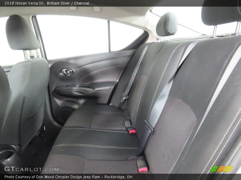 Brilliant Silver / Charcoal 2018 Nissan Versa SV
