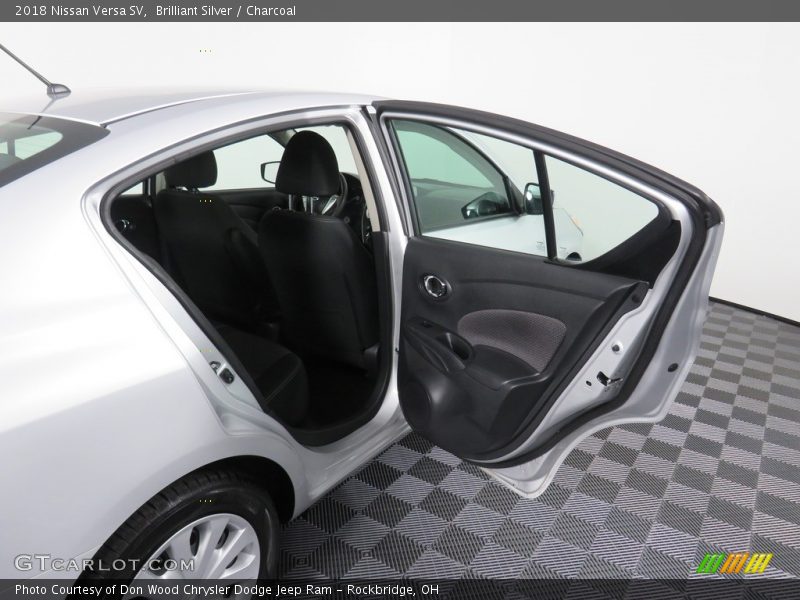 Brilliant Silver / Charcoal 2018 Nissan Versa SV