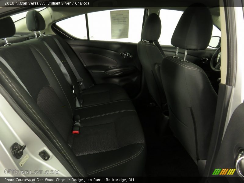 Brilliant Silver / Charcoal 2018 Nissan Versa SV