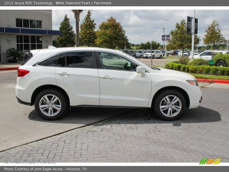 White Diamond Pearl / Parchment 2013 Acura RDX Technology