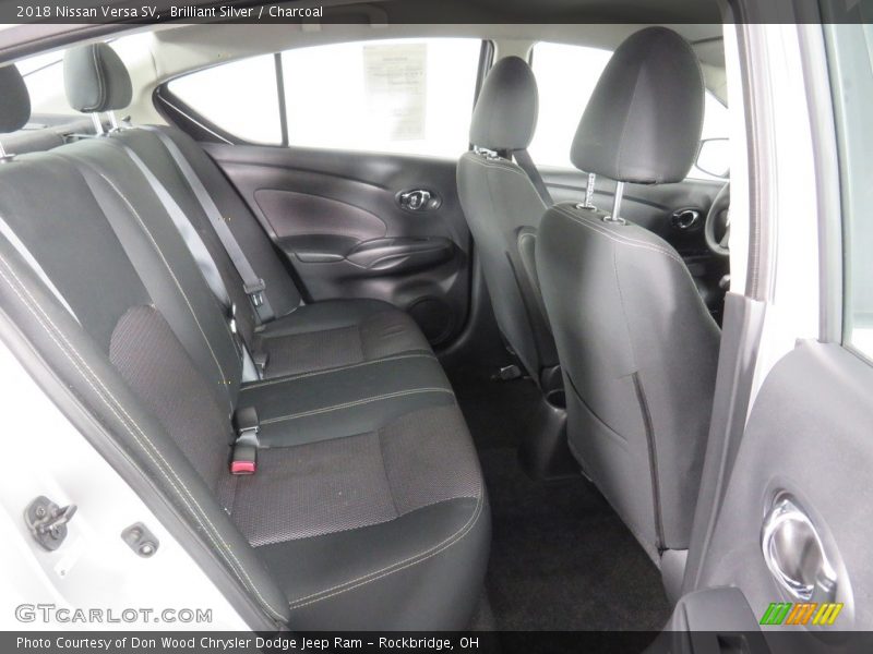 Brilliant Silver / Charcoal 2018 Nissan Versa SV
