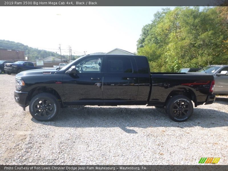Black / Black 2019 Ram 3500 Big Horn Mega Cab 4x4