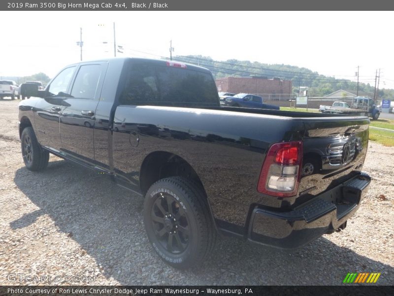 Black / Black 2019 Ram 3500 Big Horn Mega Cab 4x4