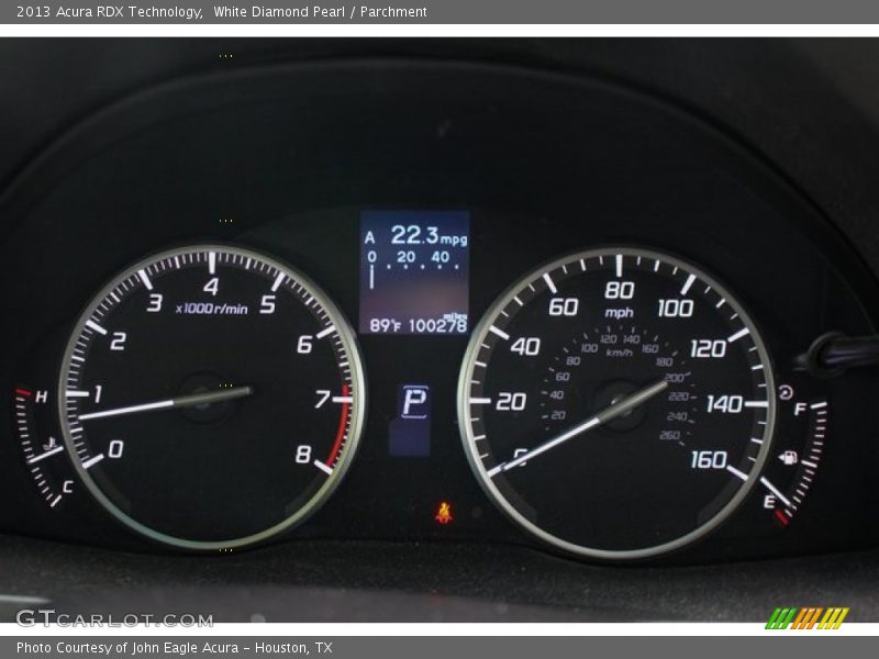 White Diamond Pearl / Parchment 2013 Acura RDX Technology