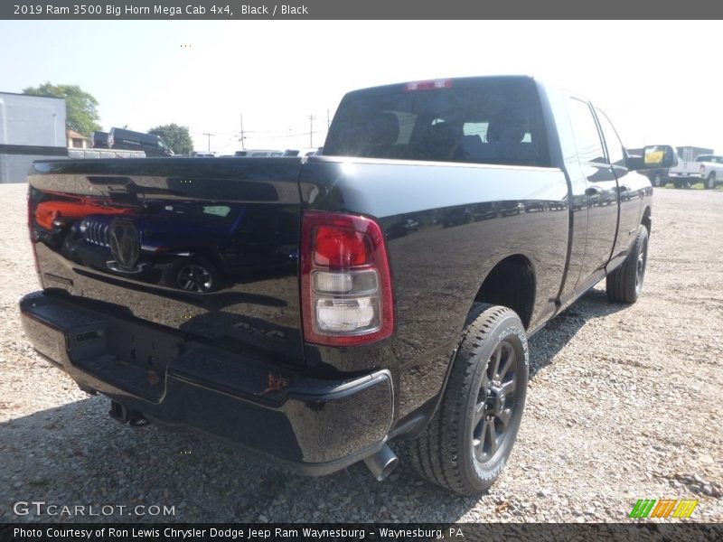 Black / Black 2019 Ram 3500 Big Horn Mega Cab 4x4