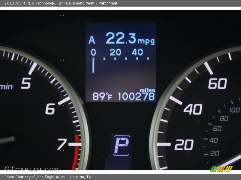White Diamond Pearl / Parchment 2013 Acura RDX Technology