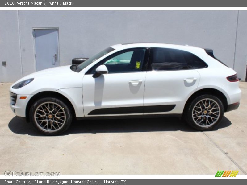 White / Black 2016 Porsche Macan S